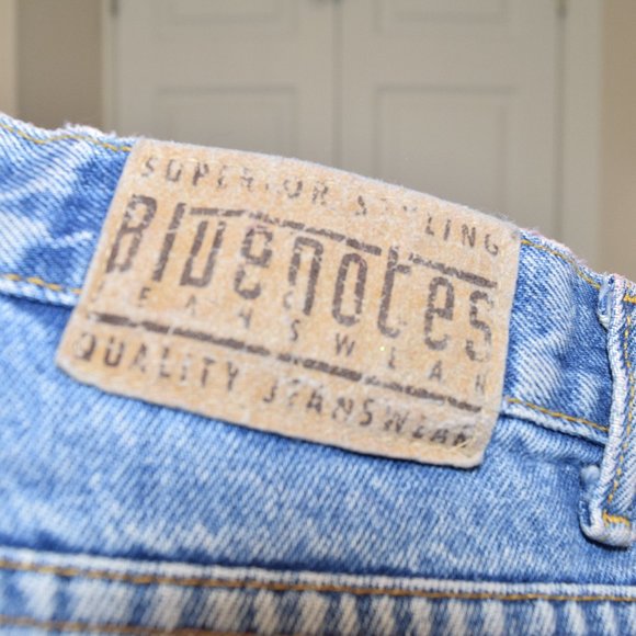 Vintage Bluenotes Denim Jeans Straight Cut Oversize Denim Mom Jeans - Picture 4 of 5